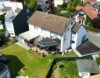 Gepflegtes Ein- bis Zweifamilienhaus in Wetter-Volmarstein! Mit Garage und Garten - Drohne Hausrückseite