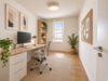Exklusive 4-Zimmerwohnung in Bochum-Langendreer! Mit Einbauküche, Balkon, Fahrstuhl und Stellplatz! - Arbeitszimmer digitales Staging